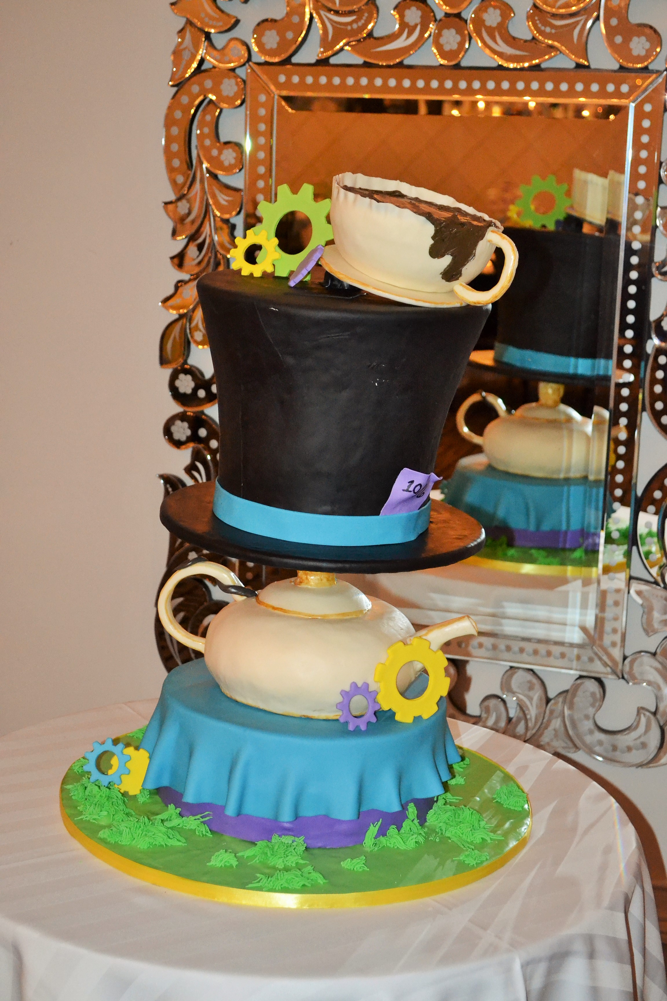 mad hatter birthday cakes